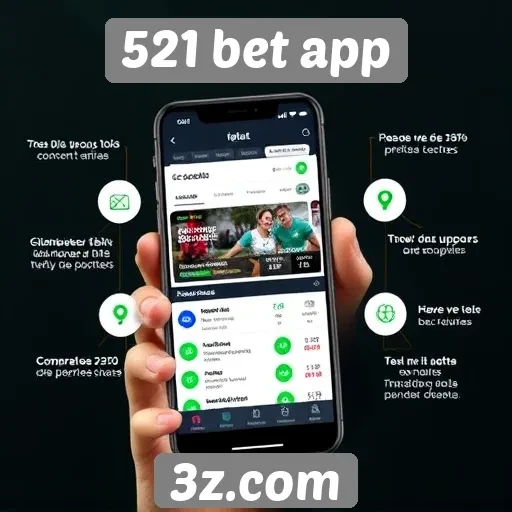 Funcionalidades principais do site de apostas 521 bet