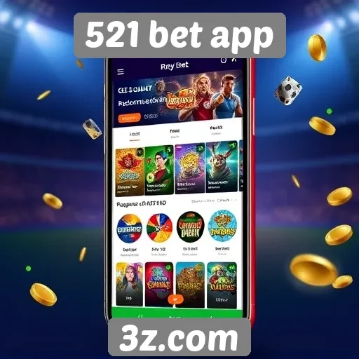 Promoções disponíveis no 521 bet app