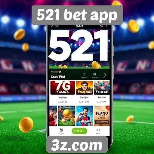 Variedade de jogos disponíveis na plataforma 521 bet